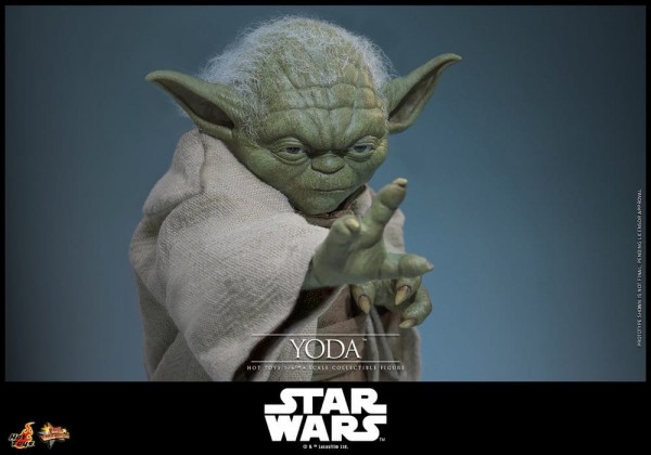 Star Wars: Revenge of the Sith Movie Masterpiece Action Figure 1/6 Yoda 14 cm