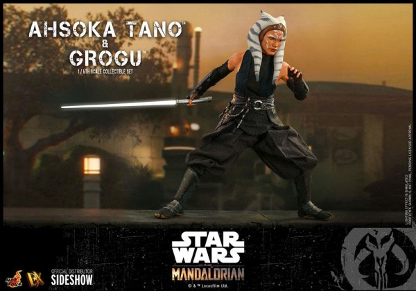 Star Wars The Mandalorian Television Masterpiece Action Figure 1/6 Ahsoka Tano & Grogu