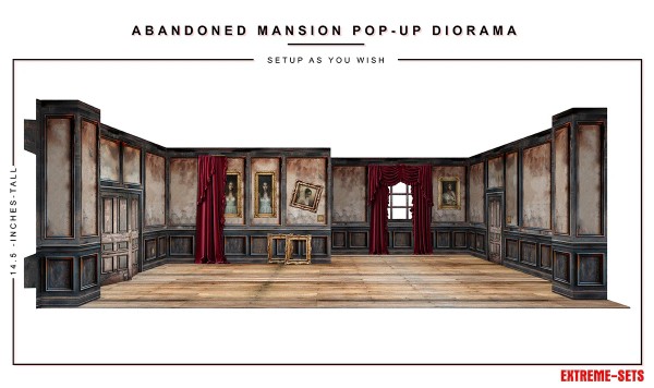 Extreme Sets Abandoned Mansion Pop-Up Diorama 1/12