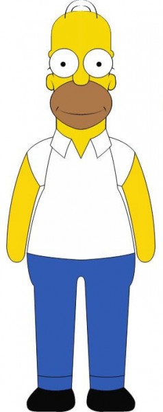 Simpsons Plush Figure Homer 33 cm