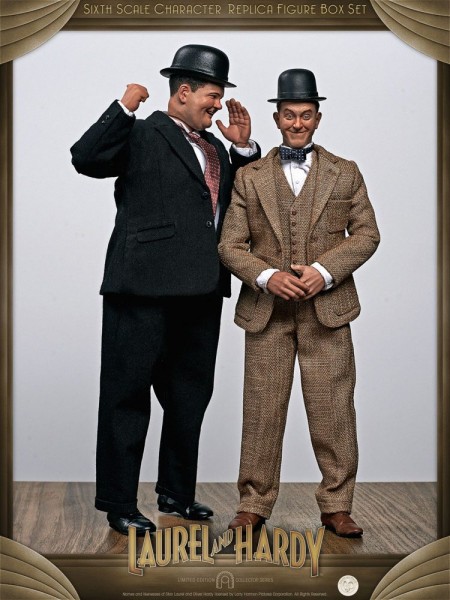 Laurel & Hardy Action Figures 1/6 Classic Suits (2-Pack) Limited Edition