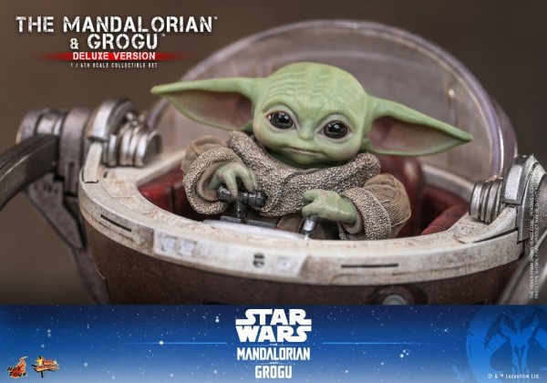 Star Wars: The Mandalorian & Grogu Movie Masterpiece Action Figure 1/6 The Mandalorian and Grogu (Deluxe Version) 31 cm
