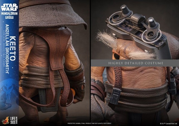 Star Wars: The Mandalorian & Grogu Life-Size Masterpiece Life-Size Figure Keeto (Anzellan Droidsmith) 26 cm