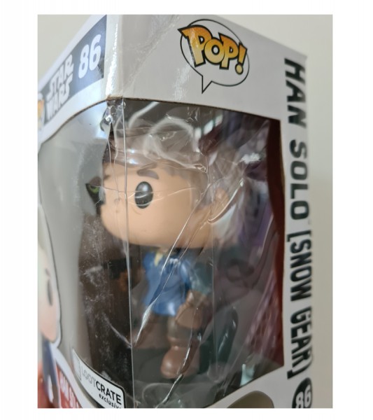B-Ware Star Wars Episode VII POP! Vinyl Wackelkopf-Figur Han Solo (Snow Gear) LC Exclusive 9 cm