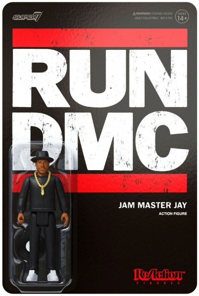 Run DMC ReAction Action Figure Jam Master Jay (Black Pants)