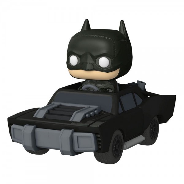 The Batman Funko Pop! Rides Vinyl Figure Batman in Batmobile (Super Deluxe)