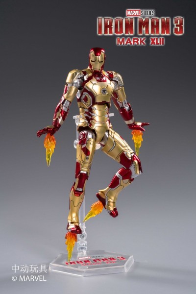 ZD Toys Actionfigur 1/10 Iron Man Mark XLII