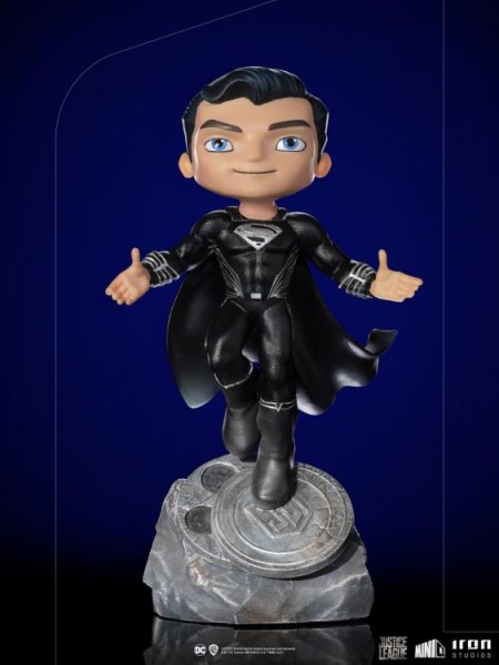 Justice League Minico PVC Figure Black Suit Superman