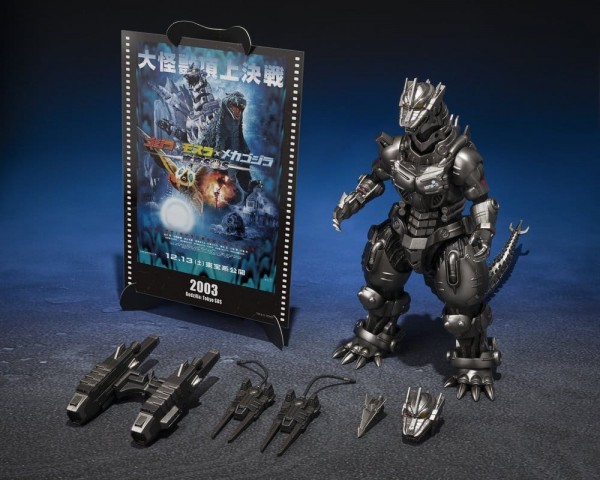 Godzilla: Tokyo S.O.S. S.H.MonsterArts Diecast Action Figure Kiryu (Heavily Armed Type / High Mobility Type) "Tokyo SOS" -Movie Graphic Plus- 16 cm