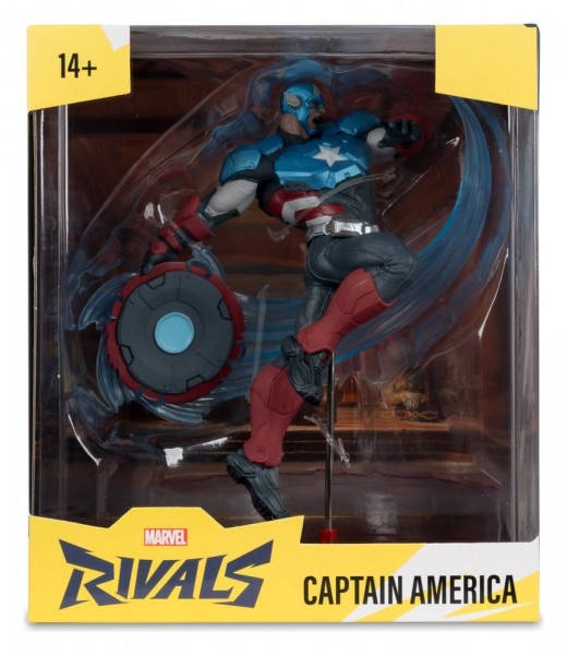 Marvel Rivals Collection 1/10 Actionfigur Captain America 20 cm