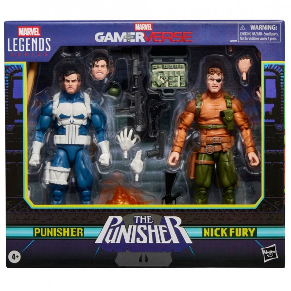 The Punisher Marvel Legends Gamerverse Actionfiguren 2er-Pack Punisher & Nick Fury 15 cm