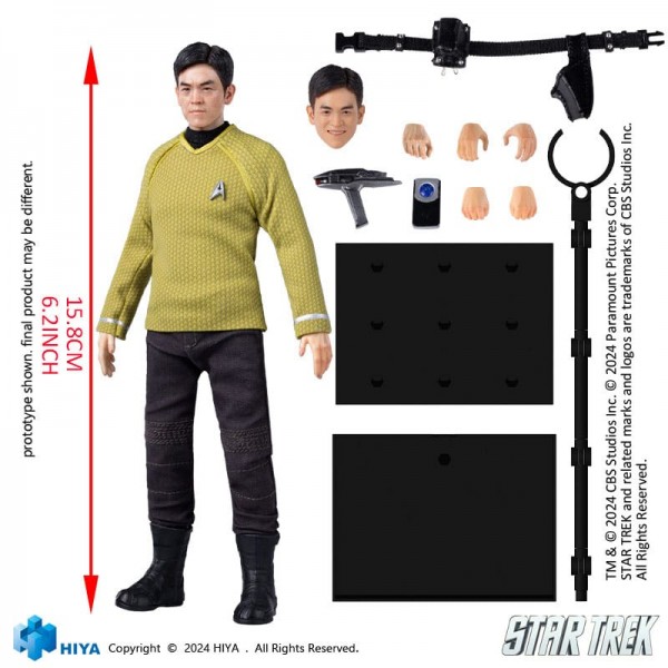 Star Trek 2009 Exquisite Super Series Actionfigur 1/12 Sulu 16 cm