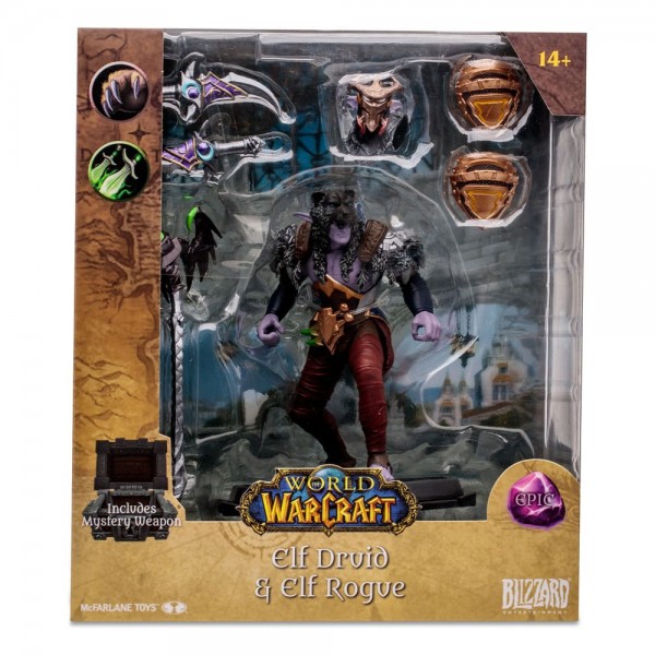 World of Warcraft Actionfigur Night Elf Druid Rogue (Epic) 15 cm