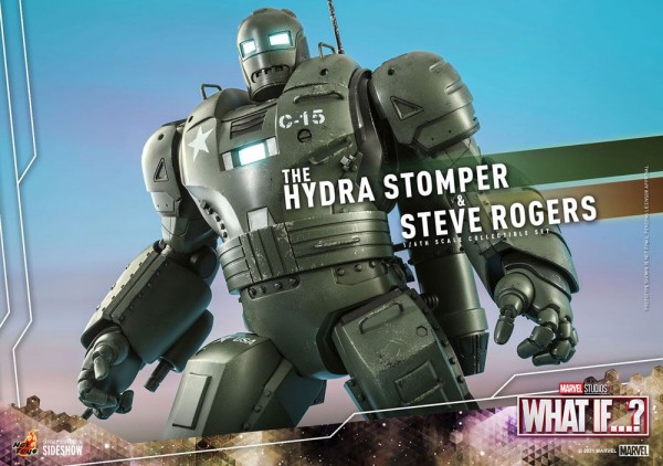 What If...? Animated Series Masterpiece Action Figures 1/6 Steve Rogers & The Hydra Stomper (2-Pack)