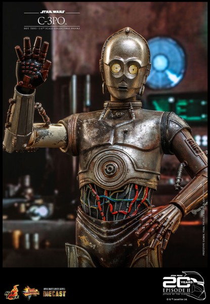Star Wars Movie Masterpiece Diecast Action Figure 1/6 C-3PO (Ep II)