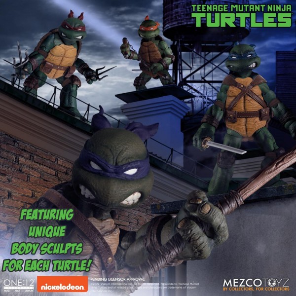 Teenage Mutant Ninja Turtles ´The One:12 Collective´ Action Figures 1/12 XL Deluxe Box Set