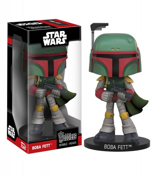B-Ware Star Wars Wacky Wobbler Wackelkopf-Figur Boba Fett 15 cm - beschädigte Verpackung