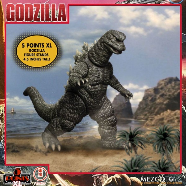 Godzilla: Destroy All Monsters '5 Points' Action Figures Deluxe Box Set Round 1