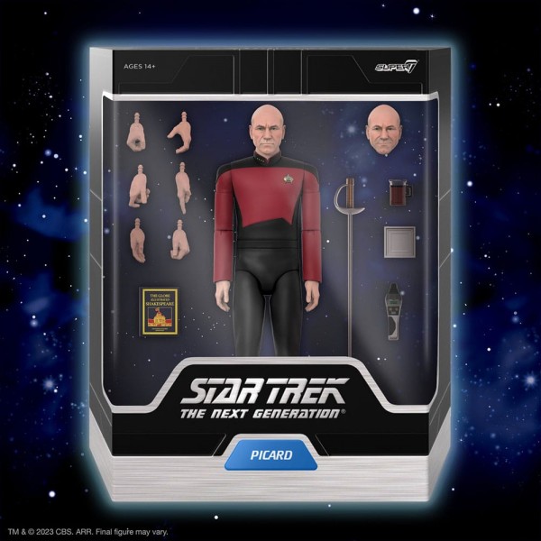 Star Trek: The Next Generation Ultimates Actionfigur Captain Picard 18 cm