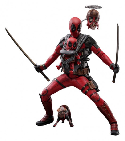 Deadpool &amp; Wolverine Movie Masterpiece Action Figure 1/6 Deadpool 31 cm