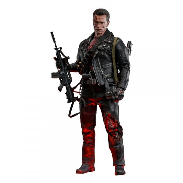 Terminator 2 Movie Masterpiece Actionfigur 1/6 T-800 Battle Damaged Version 2.0 32 cm