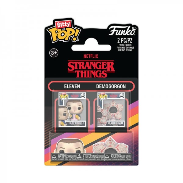 Stranger Things Bitty POP! Vinyl Figure 2-Pack Eleven &amp; Demogorgon 2,5 cm