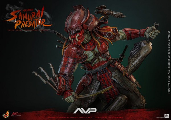 Alien vs. Predator Artist Collection Actionfigur 1/6 Akaoni Samurai Predator 35 cm