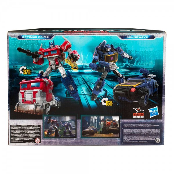 Transformers: Reactivate Actionfiguren 2er-Pack Optimus Prime & Soundwave 16 cm