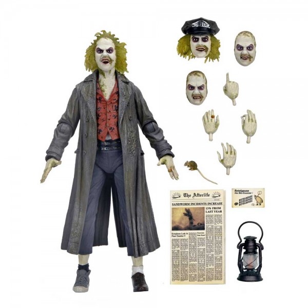 Beetlejuice 1988 UltimateBeetlejuice Tour Guide The Bio-Exorcist 18 cm Actionfigur