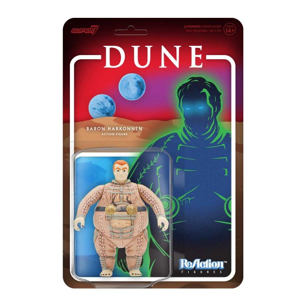 Dune Wave 1 ReAction Actionfigure Baron Harkonnen