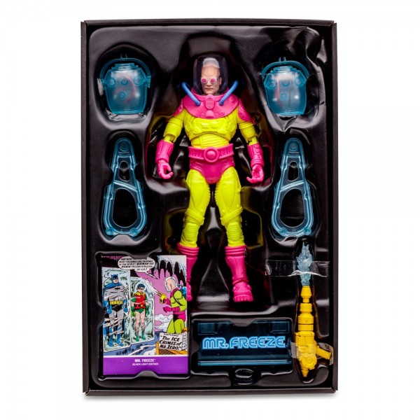 DC Multiverse Actionfigur Mr. Freeze (Black Light) (Gold Label) 18 cm