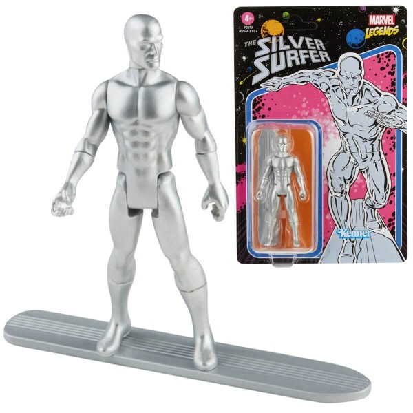 Marvel Legends Retro Action Figure 10 cm Silver Surfer
