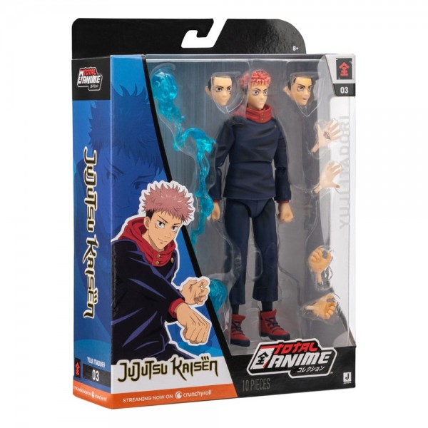 Jujutsu Kaisen Total Anime Actionfigur Juji Itadori 17 cm