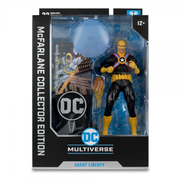 DC Multiverse McFarlane Collector Edition Actionfiguren 18 cm Wave 6 Agent Liberty Panic in the Sky