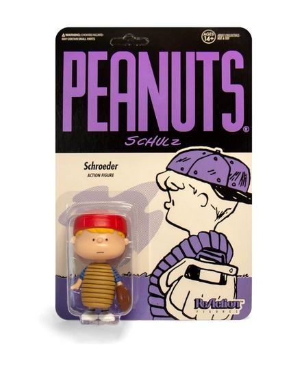Peanuts ReAction Action Figure Baseball Schroeder