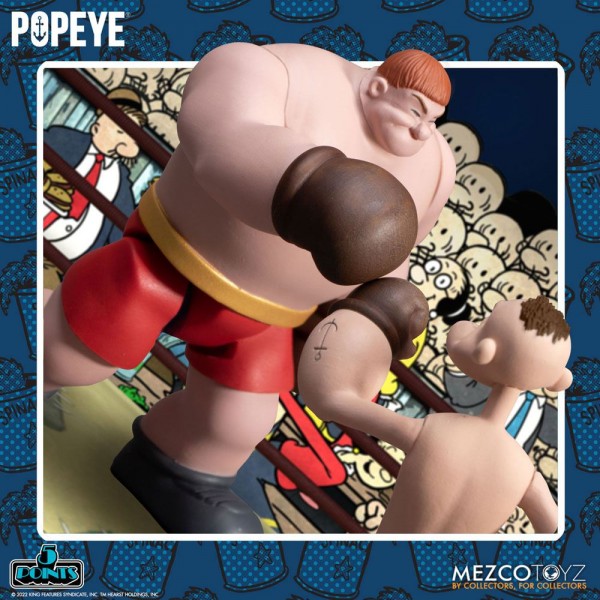 Popeye '5 Points' Action Figures Deluxe Popeye & Oxheart