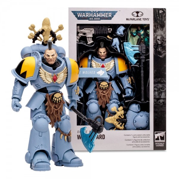 Warhammer 40k Actionfigur Space Wolves Wolf Guard 18 cm