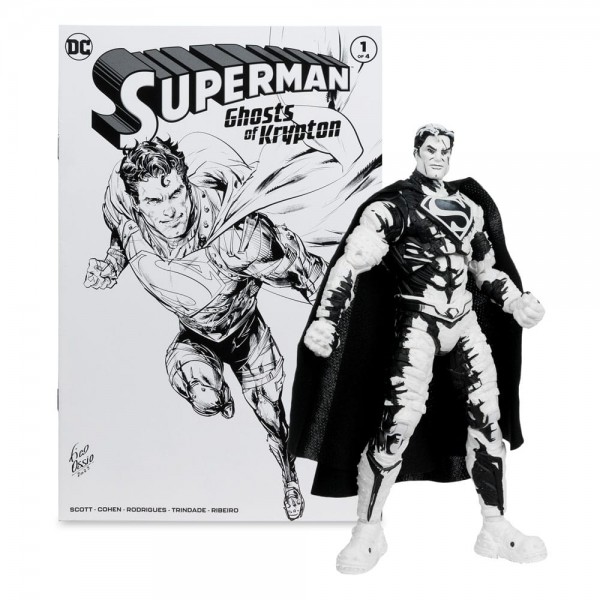 DC Direct Page Punchers Actionfiguren & Comic 4er Pack Superman Series (Sketch Edition) (Gold Label)