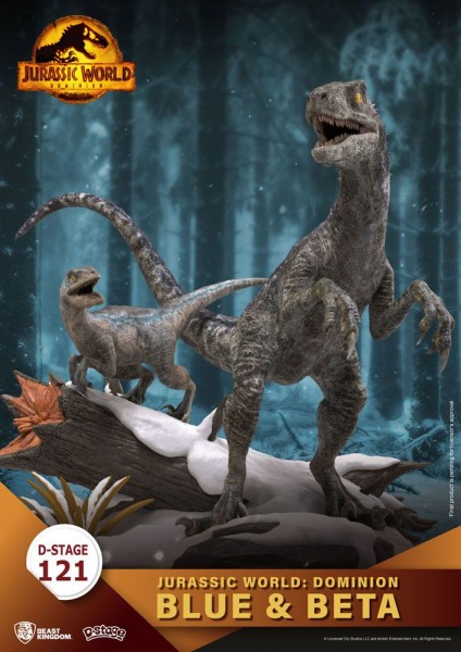 Jurassic World: Dominion D-Stage Diorama Statue Blue & Beta