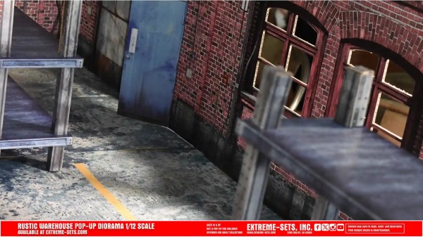 Extreme Sets Rustic Warehouse Pop-Up Diorama 1/12