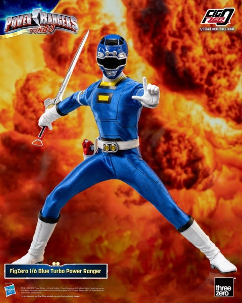 Power Rangers Turbo FigZero Actionfigur 1/6 Blue Turbo Power Ranger 30 cm