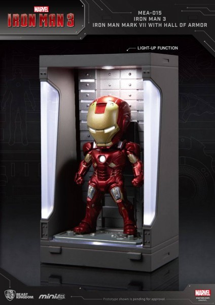 Iron Man 3 'Mini Egg Attack Action' Figur Hall of Armor Iron Man Mark VII