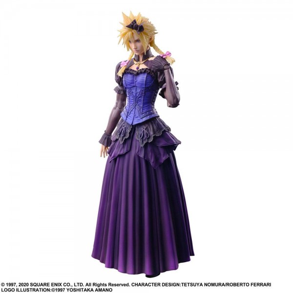 Final Fantasy VII Remake Play Arts Kai Action Figure Cloud Strife (Dress Ver.)