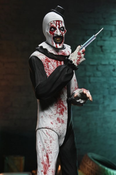 Terrifier 2 Art The Clown Blood Splattered Ultimate Actionfigure