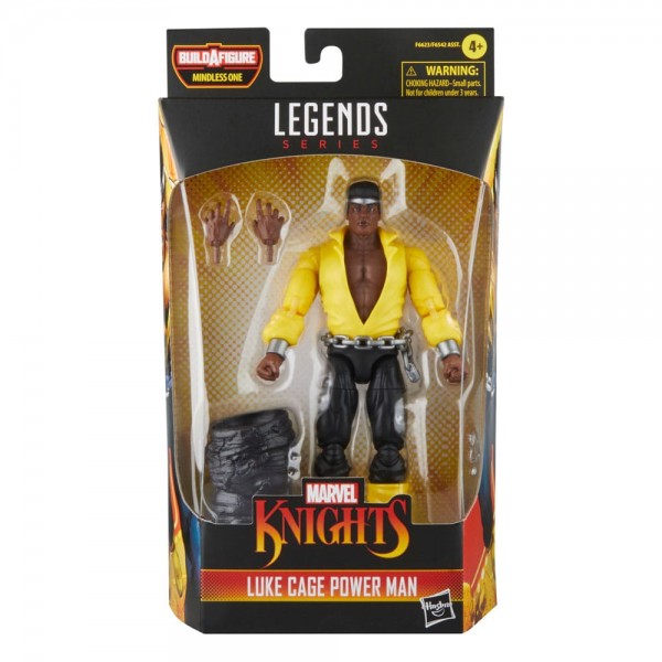 Marvel Knights Marvel Legends Actionfigur Luke Cage Power Man (BAF: Mindless One) 15 cm