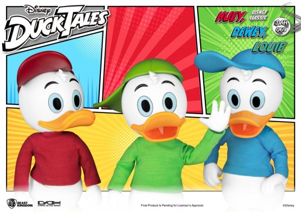 DuckTales Dynamic 8ction Heroes Action Figures Huey, Dewey & Louie (3-Pack)