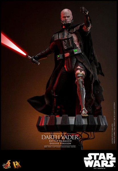 Star Wars Actionfigur 1/6 Darth Vader (Battle Damaged) Deluxe Version 35 cm