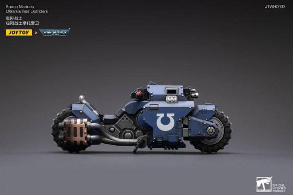 Warhammer 40k Vehicle 1/18 Ultramarines Outrider Bike 22 cm