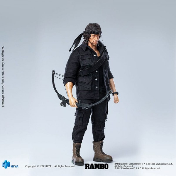 Rambo Exquisite Super Actionfigur 1/12 First Blood II John Rambo 16 cm