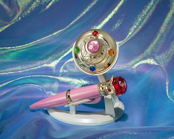 Sailor Moon Proplica Replik Verwandlungsbrosche &amp; Verwandlungsfüller Set Brilliant Color Edition